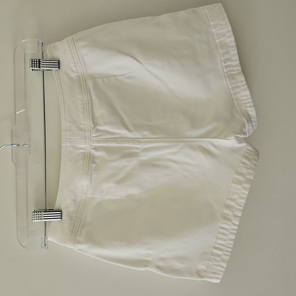 Nautical Style White Fitted Shorts Coastal Y2K Resortwear Size 2 - Picture 7 of 11